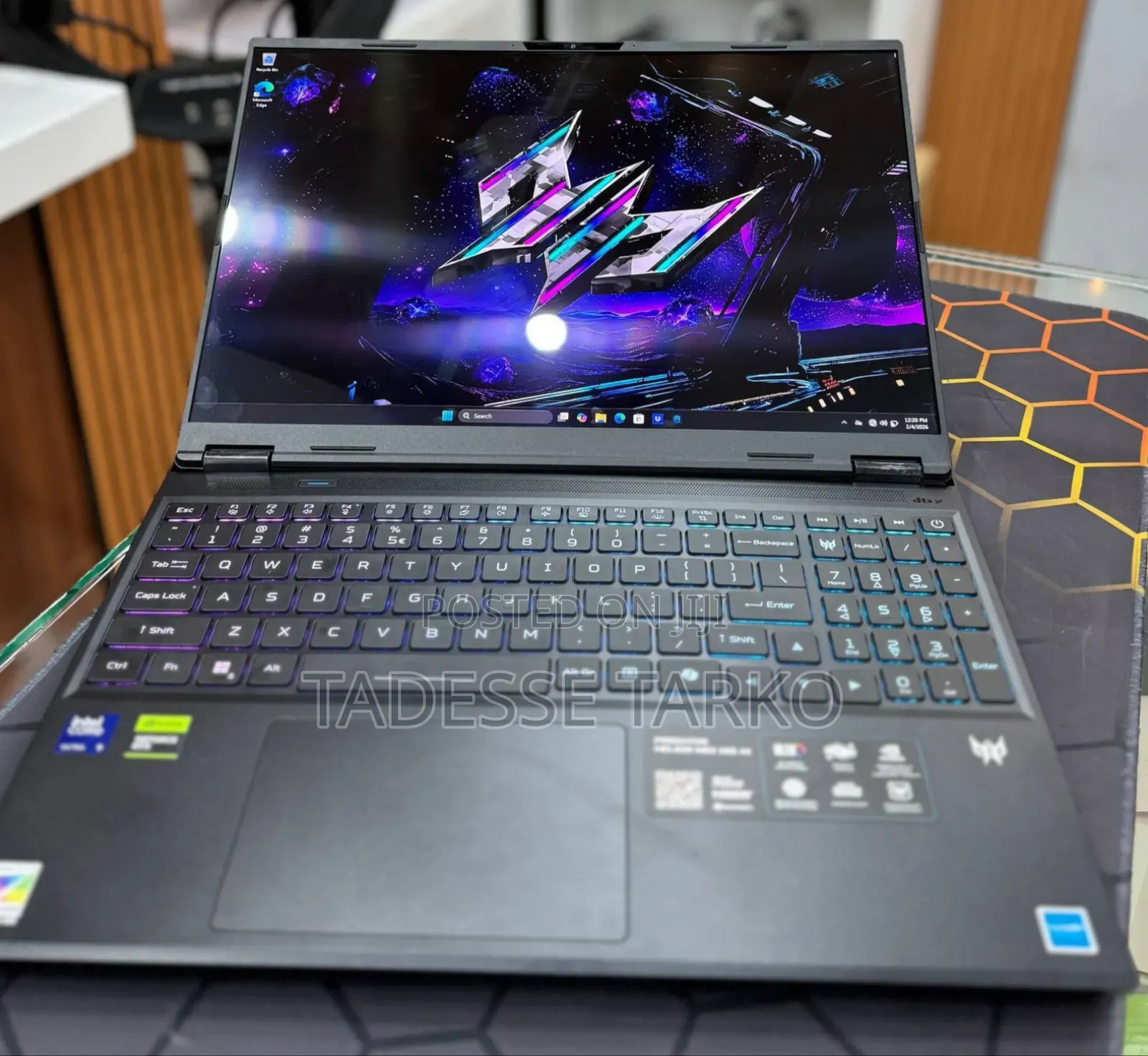 New Laptop Acer Predator Helios Neo 16 32GB Intel Core Ultra 9 SSD 1T