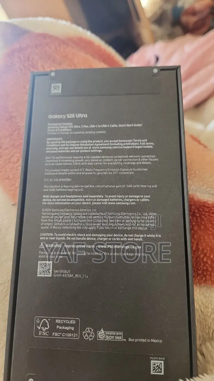 New Samsung Galaxy S25 Ultra 256 GB Black