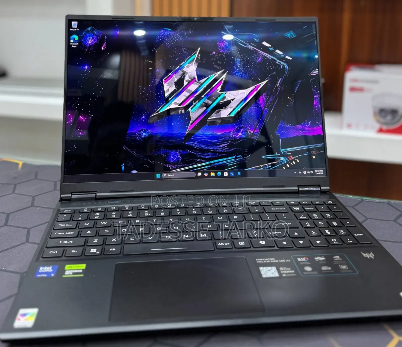 New Laptop Acer Predator Helios Neo 16 32GB Intel Core Ultra 9 SSD 1T