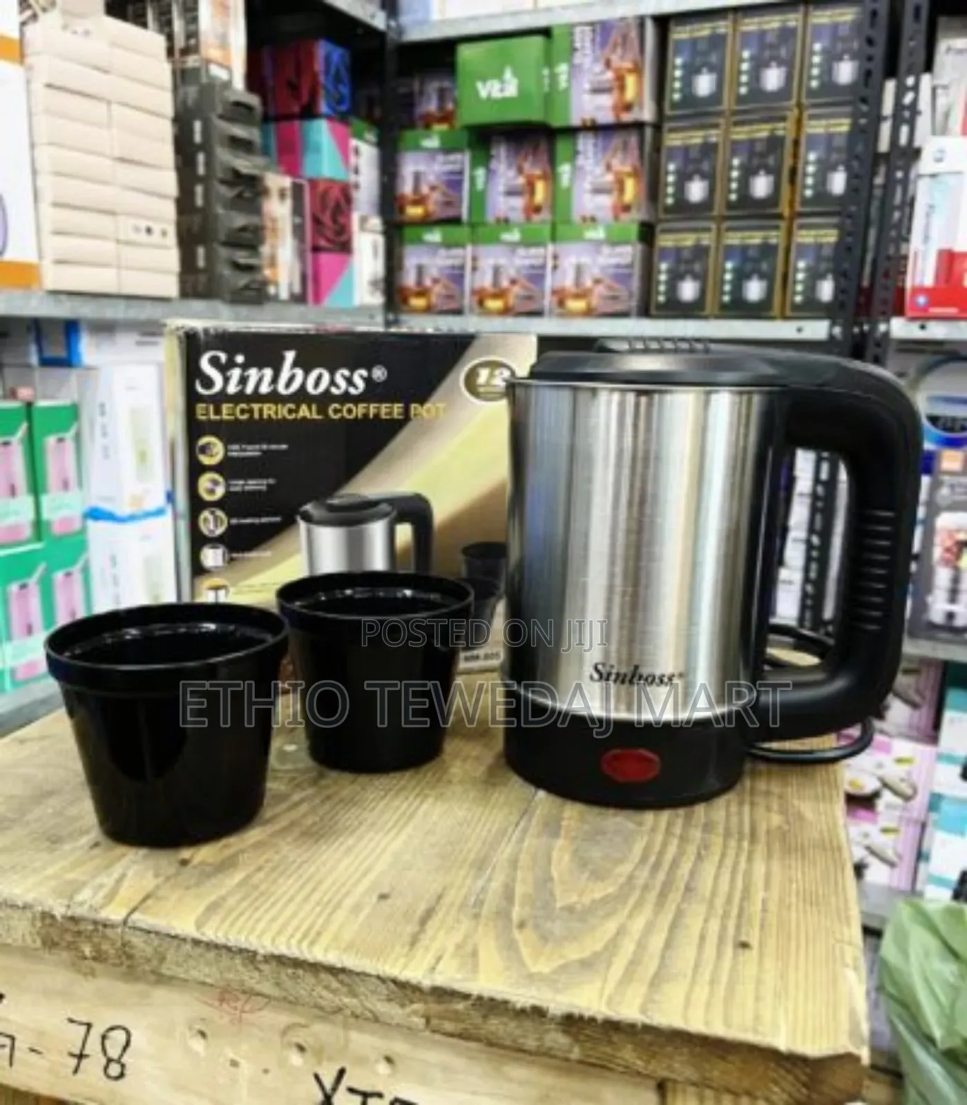 0.5l Sinbos Electric Kettle.
