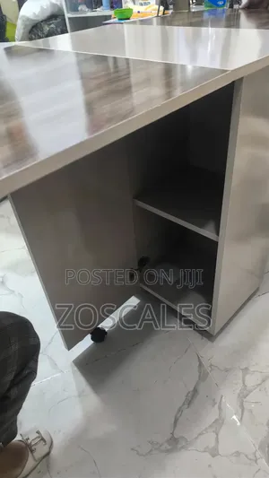 Foldable Table With Shelf