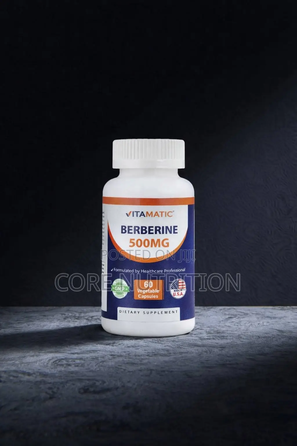 Berberine 500mg , 60 Capsules