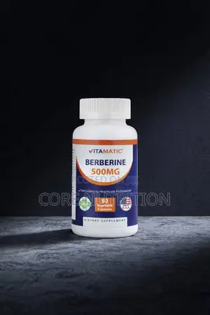 Berberine 500mg , 60 Capsules