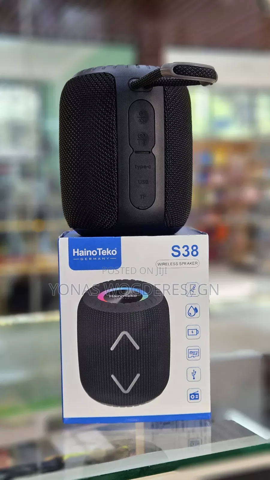 Heno Tech Bluetooth Speaker – Portable Powerful Sound