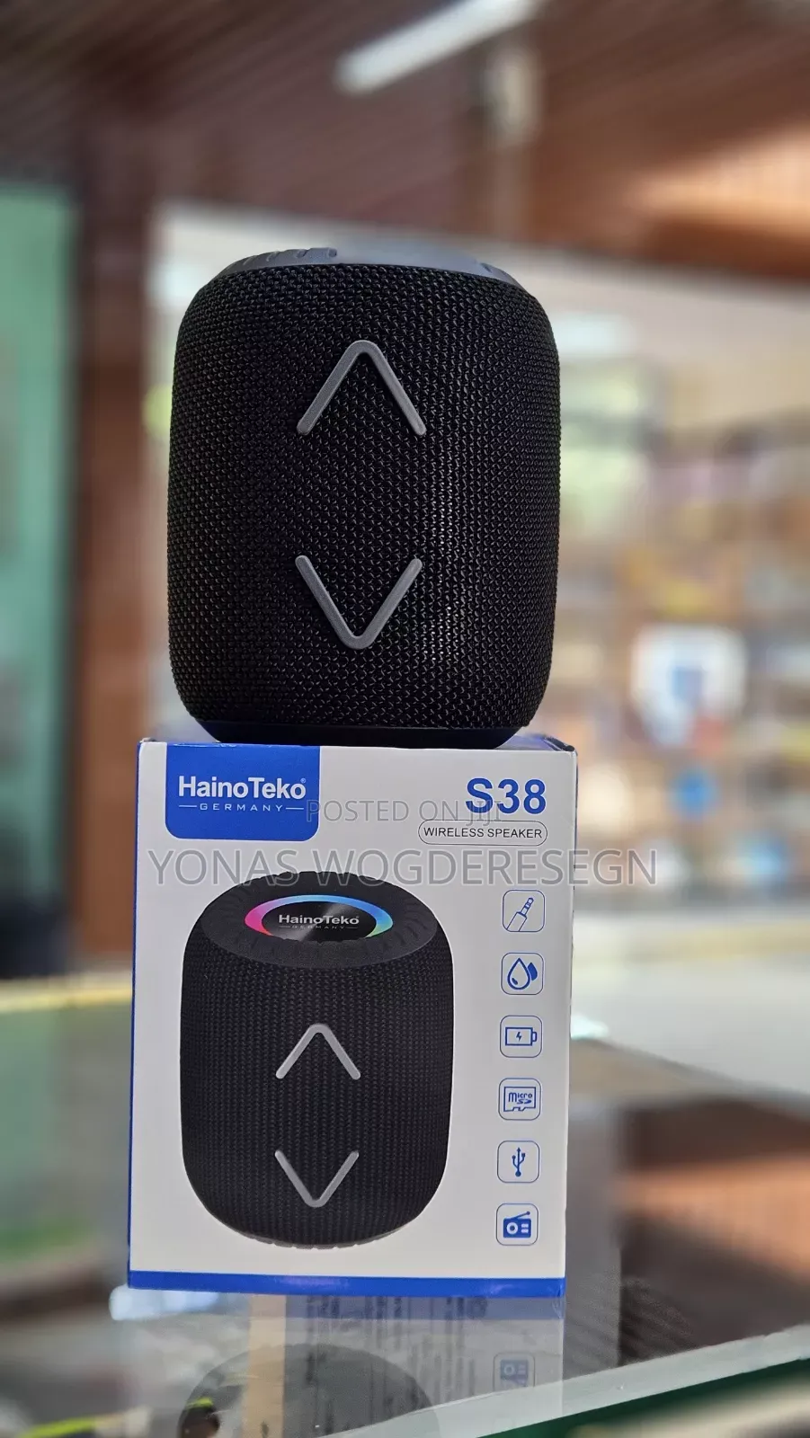 Heno Tech Bluetooth Speaker – Portable Powerful Sound