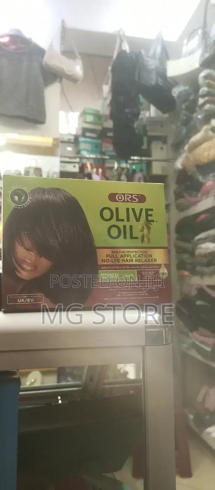 Ors Olive Oil Built -in Protection Full Application Nolye Hair Relaxer