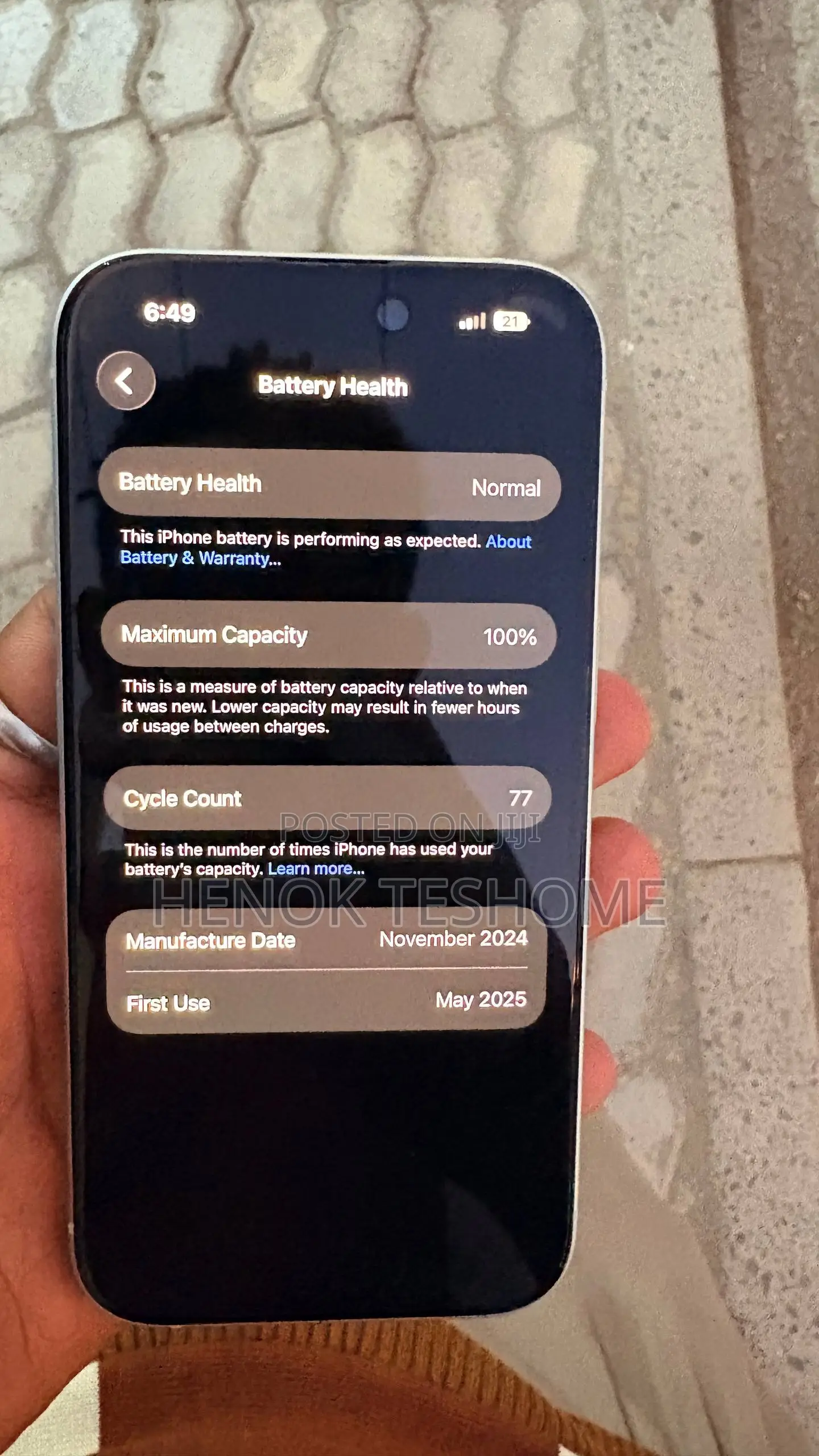 New Apple iPhone 15 128 GB White
