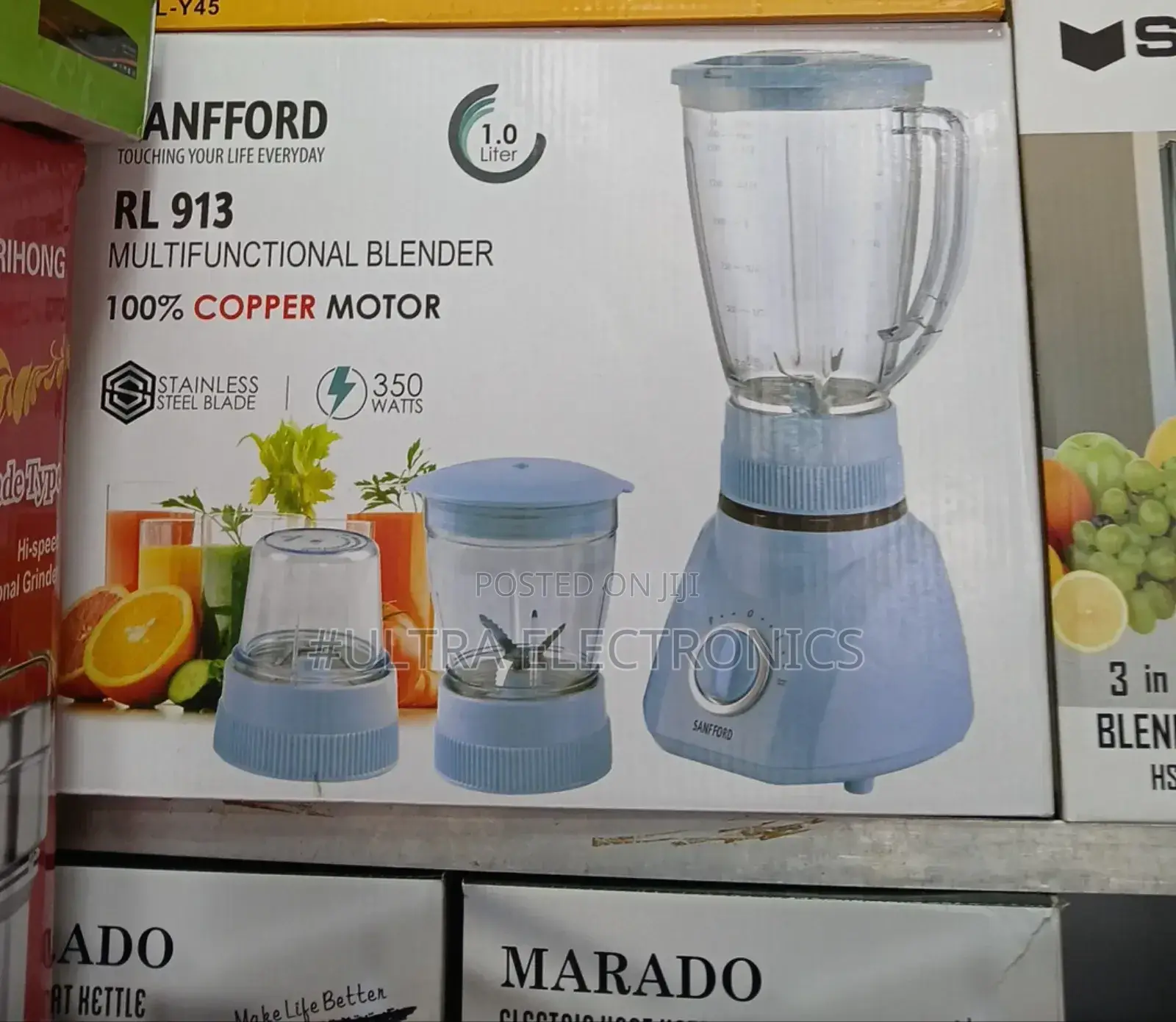 Juicer Blender Sanfford Rl 913 3-in-1 Multifunctional Blender.