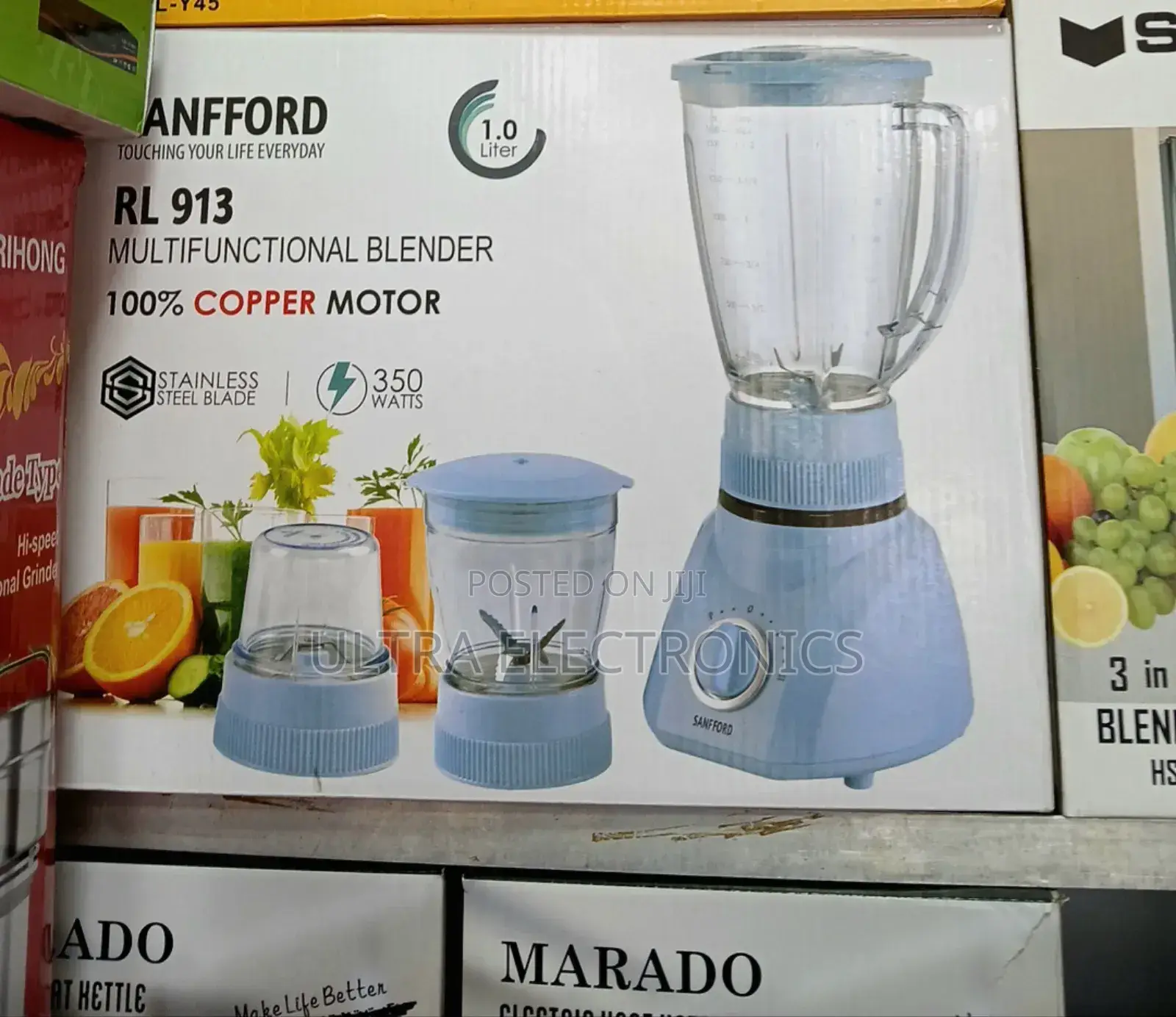 Juicer Blender Sanfford Rl 913 3-in-1 Multifunctional Blender.