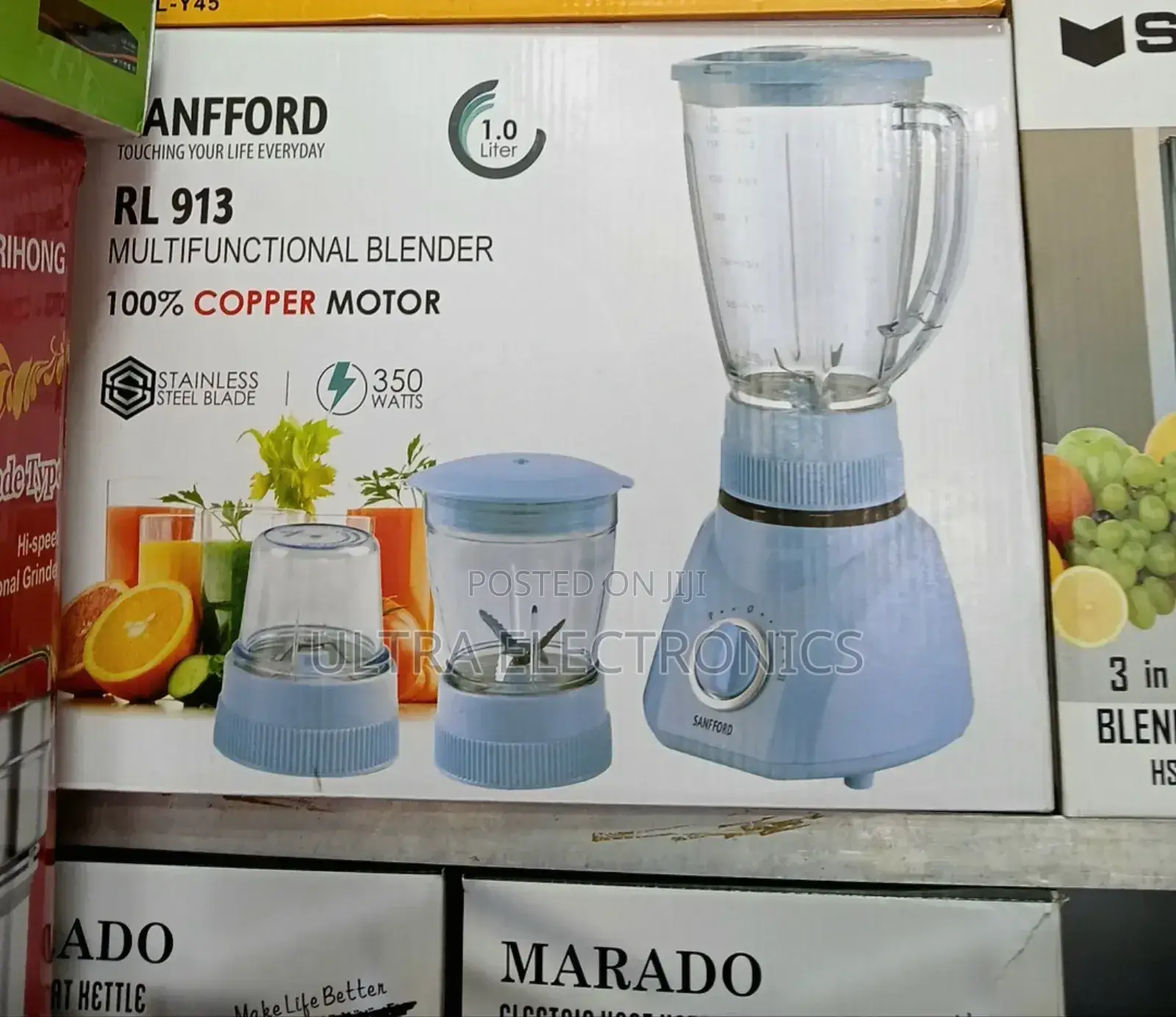 Juicer Blender Sanfford Rl 913 3-in-1 Multifunctional Blender.