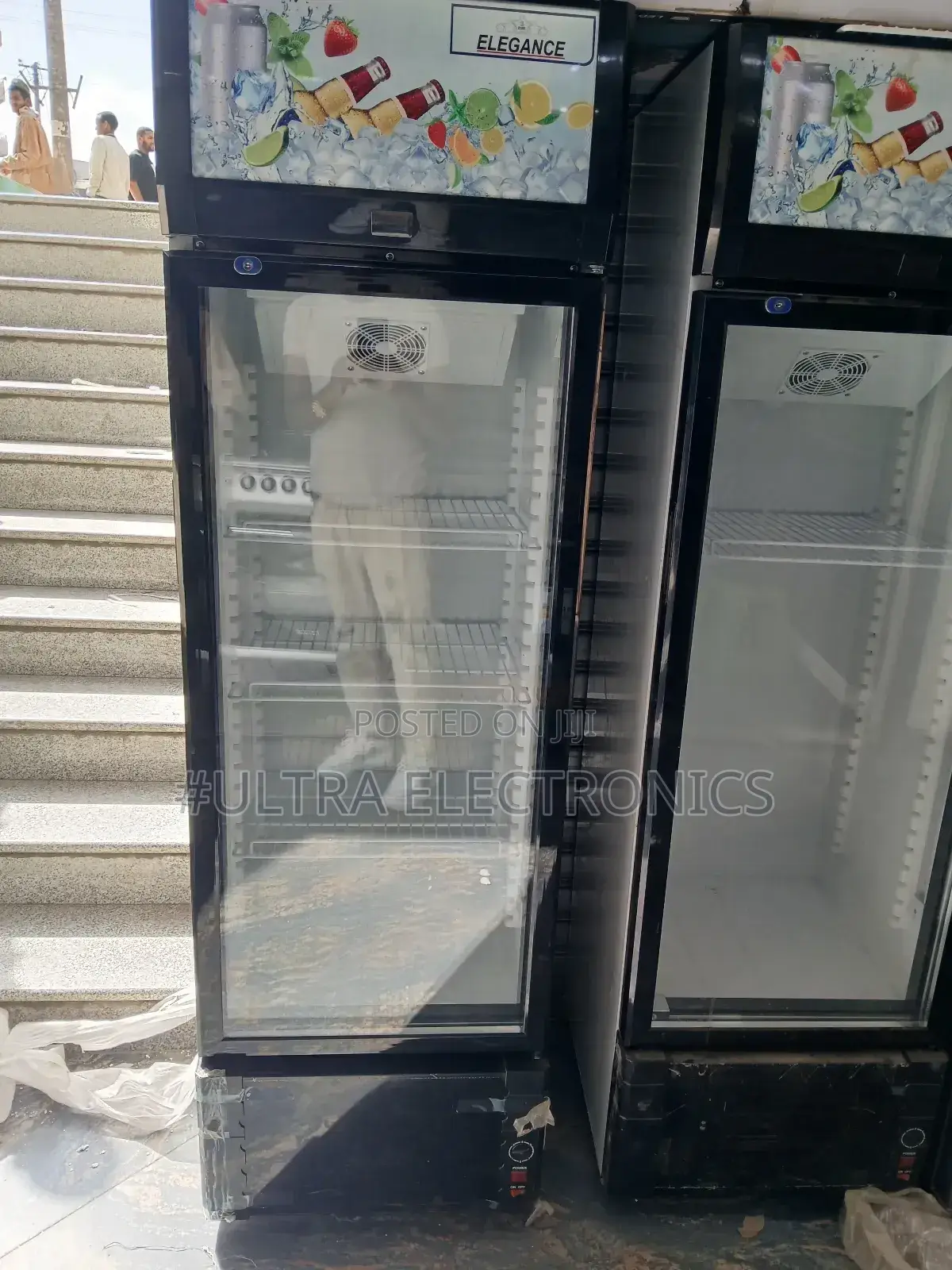 Elegance Brand Commercial Display Refrigerator Designed