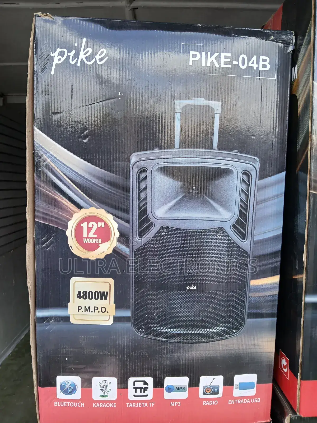 Speaker Pike 04b Portable Bluetooth Pa Speaker System.