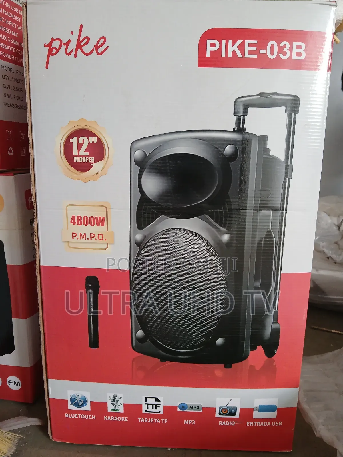 Pike-03b Portable Trolley Speaker System.