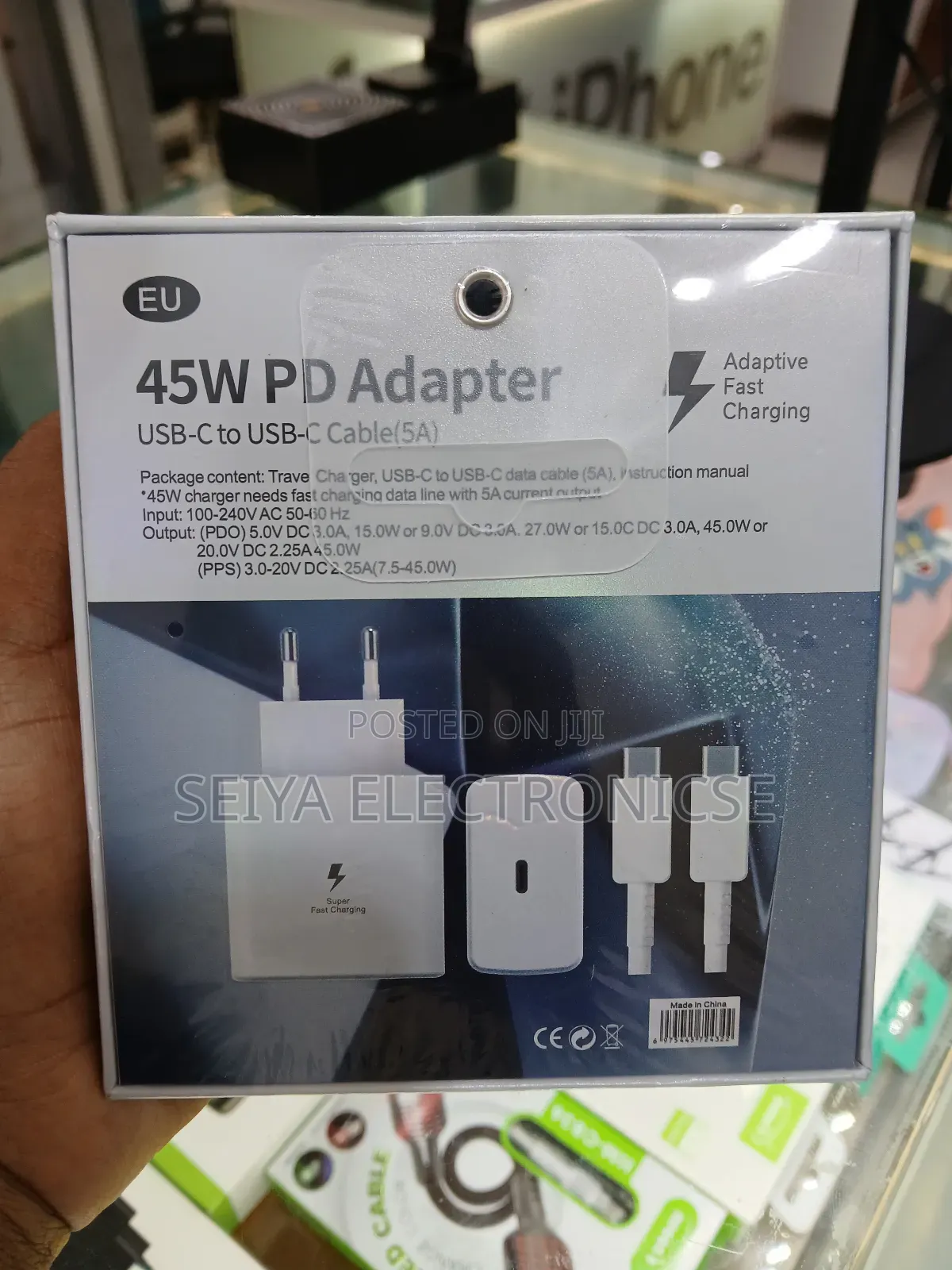 45w (Pd) Fast Charging Ultra S24 Mobile Phone Charger