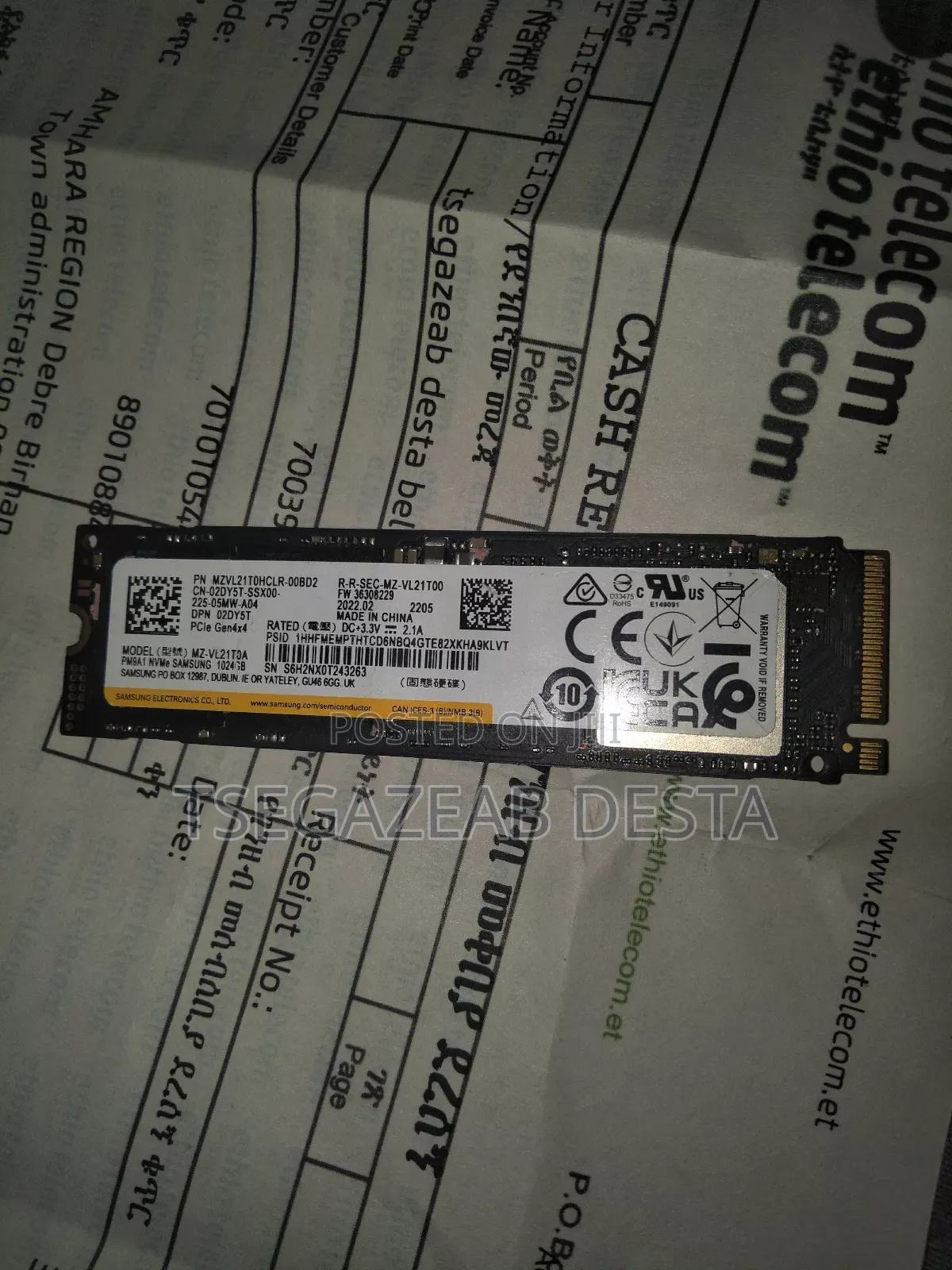 1t SSD Internal Storage