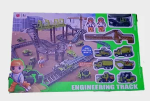Kids Engineering / Fire Protection Track Playset - 66 PCS