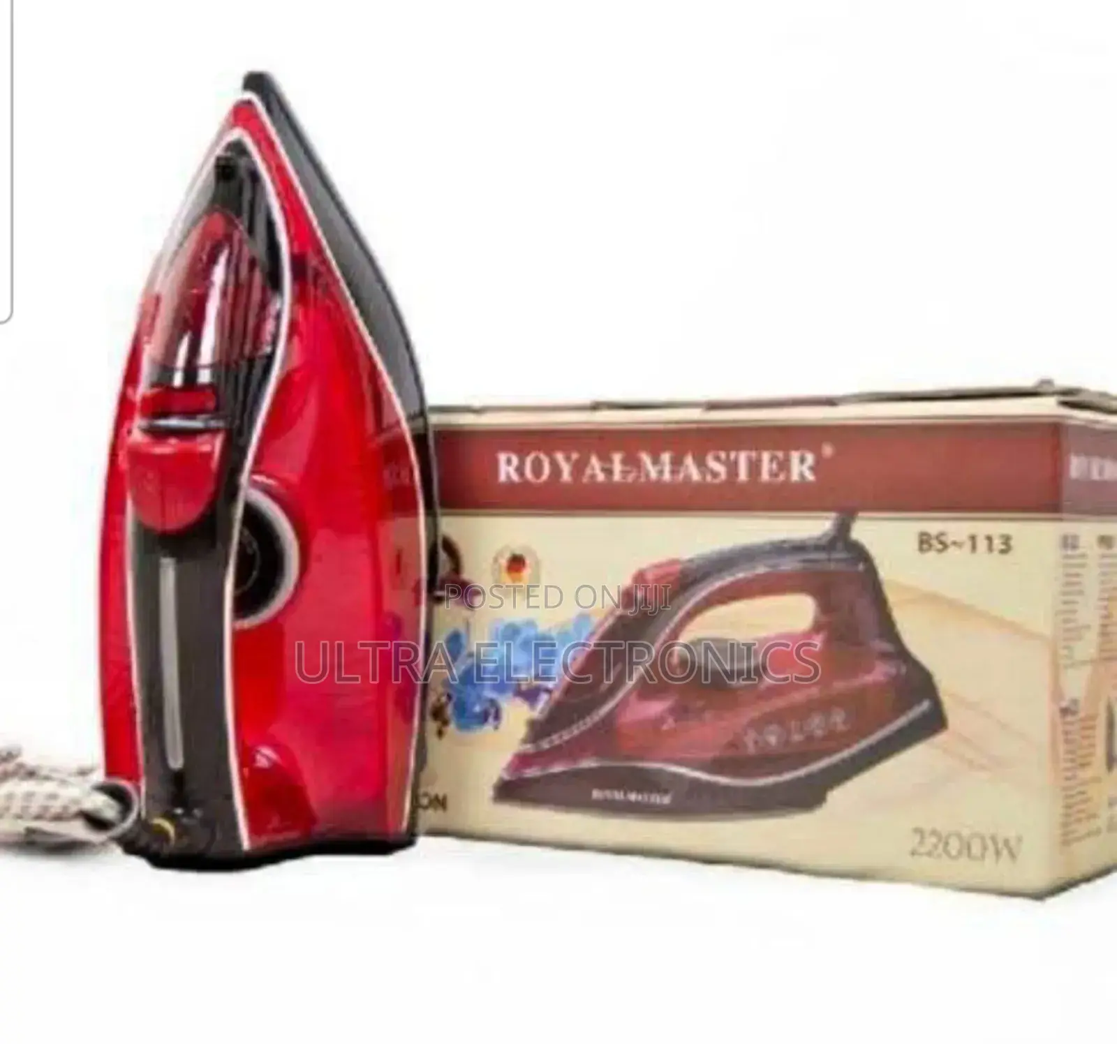 Royal Master Bs-113 Electric Steam Iron.