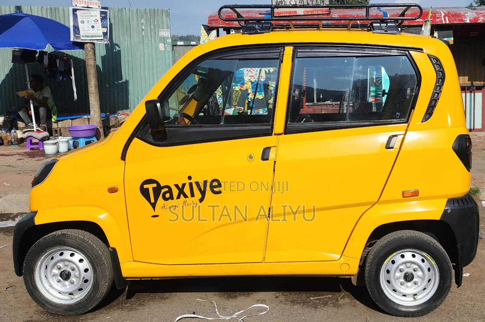 New Bajaj Qute 2023 Yellow
