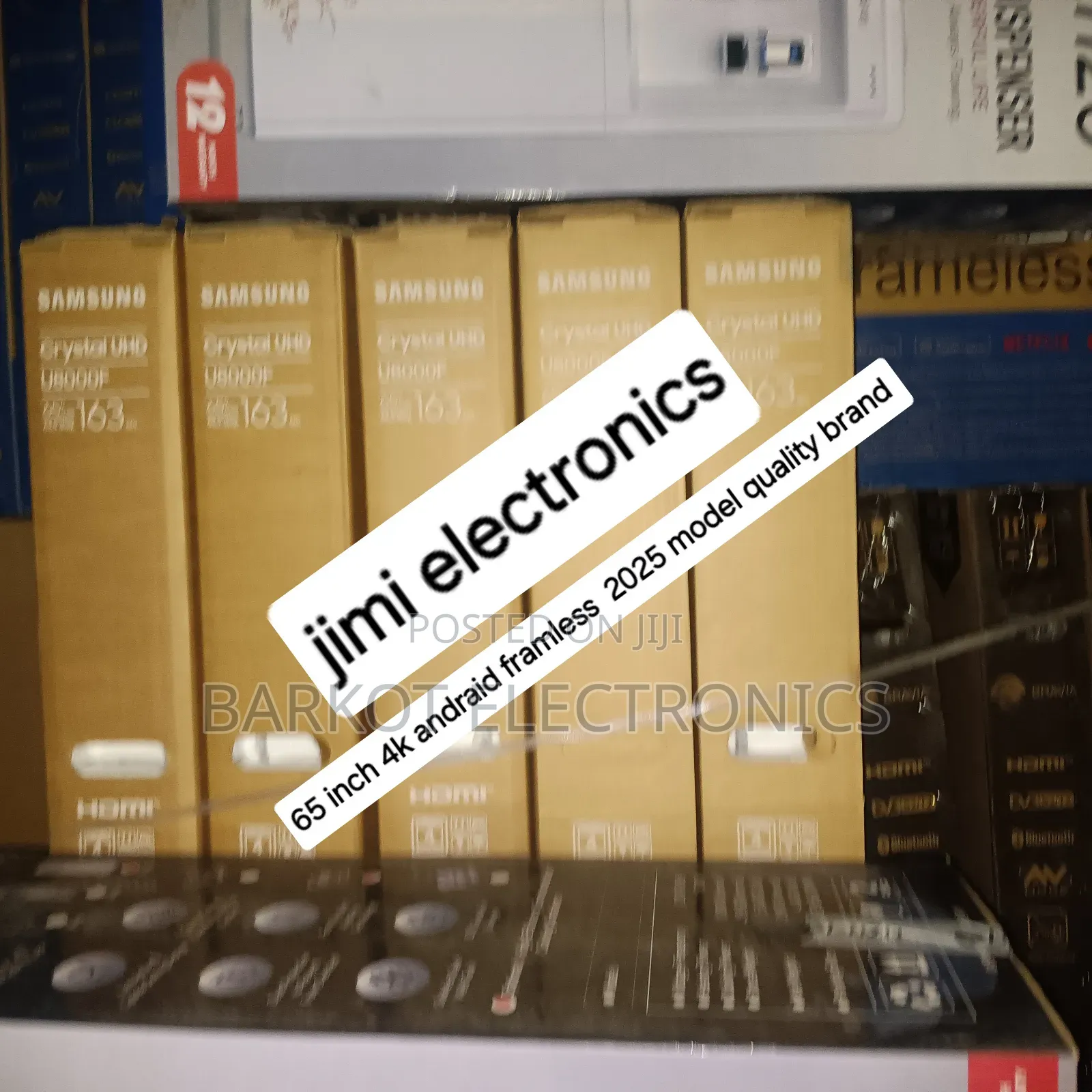 Samusng Smart Qled Tv 65 Inch Andraid Framless 2025 Model