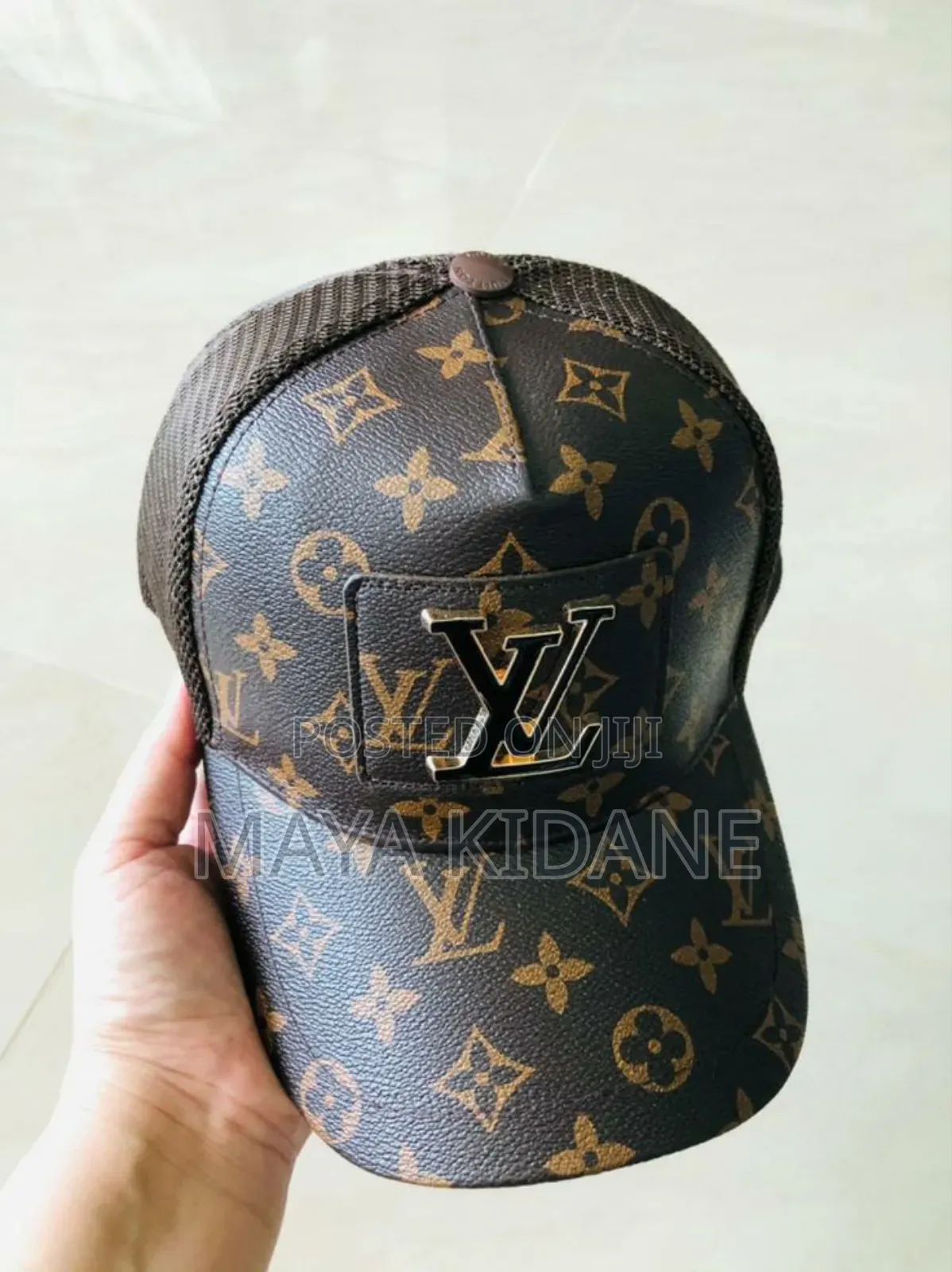 Lv Leather Hat