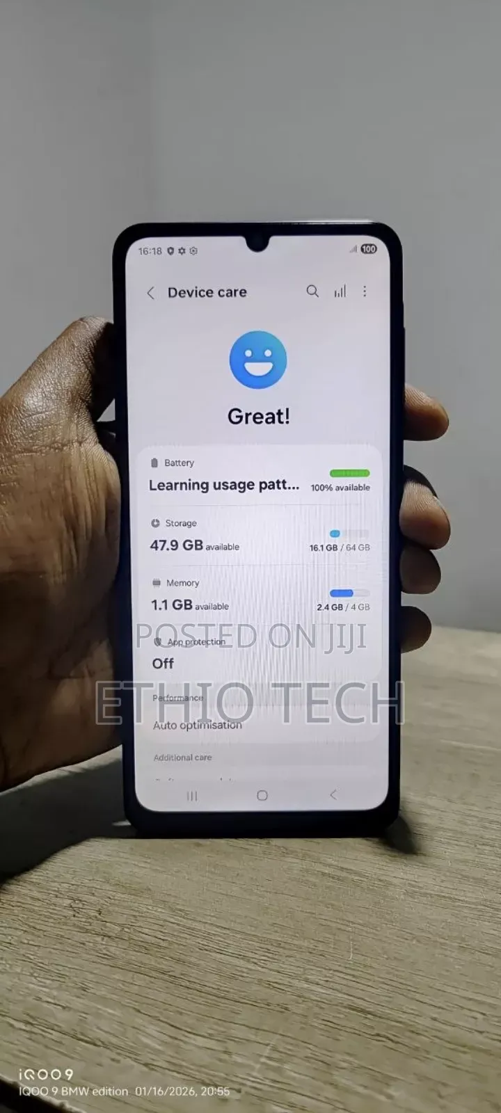 New Samsung Galaxy F07 64 GB Black
