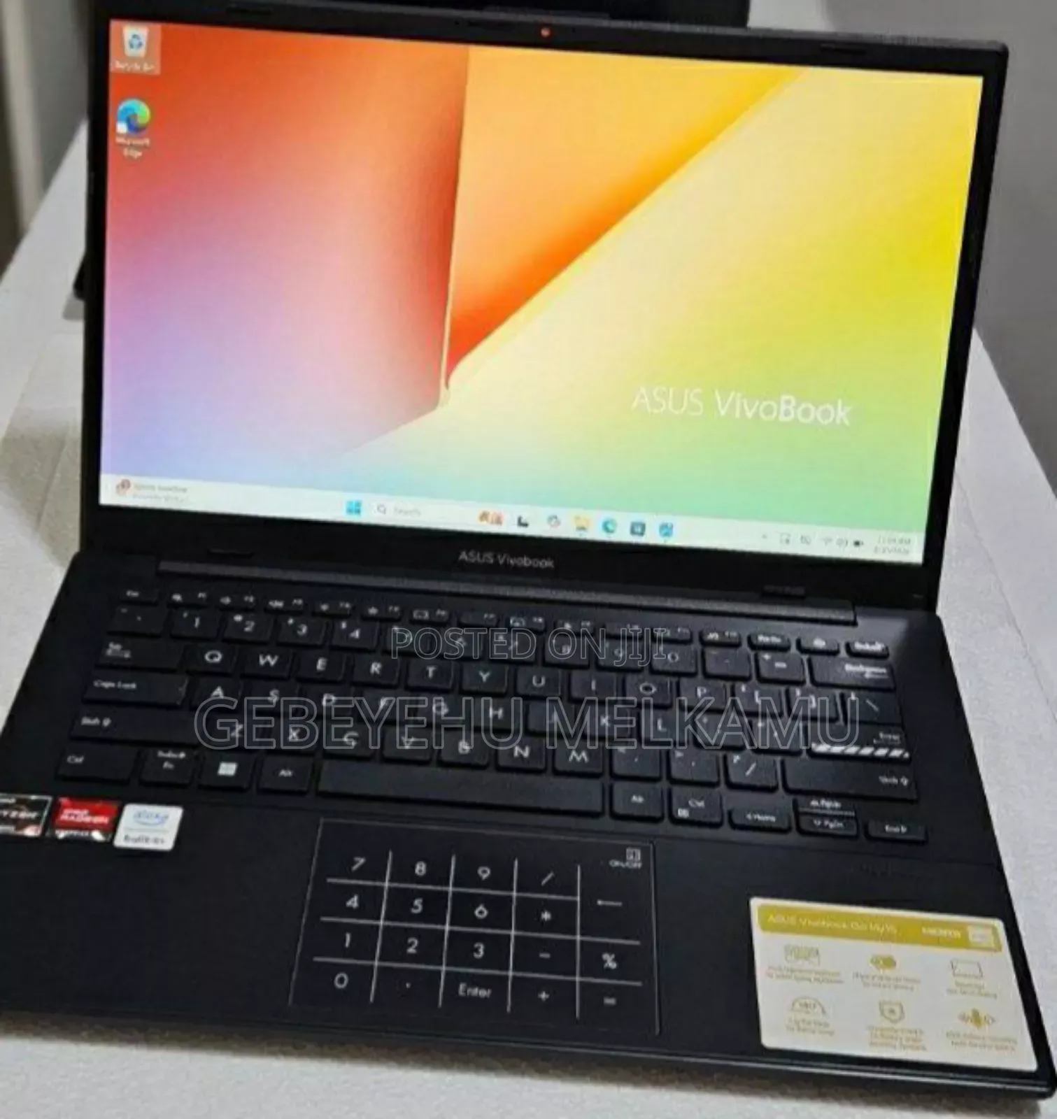 New Laptop Asus 16GB AMD Ryzen 5 SSD 512GB
