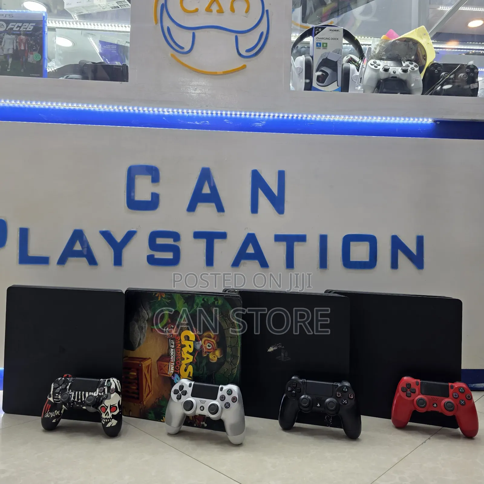 Playstation 4slim With 2joystick ብዙ አለን በአሪፍ ዋጋ ለጌም ዞን የሚሆን