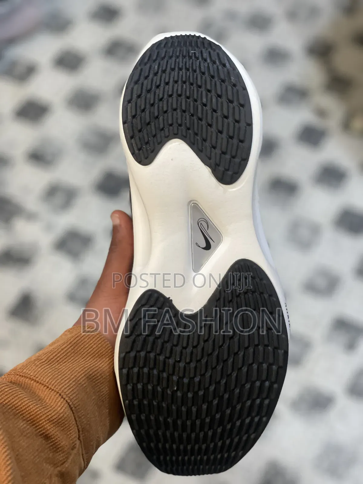 Nike Niikiexin Black White Mesh Running Shoes