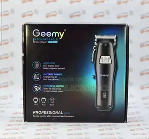 Geemy Gm-6680 Rechargeable Hair Clipper for Face, Hair, and Body