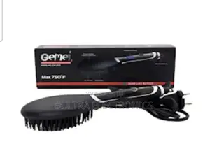 Gemei Professional Hair Straightener Brush (Model Gm-2972).