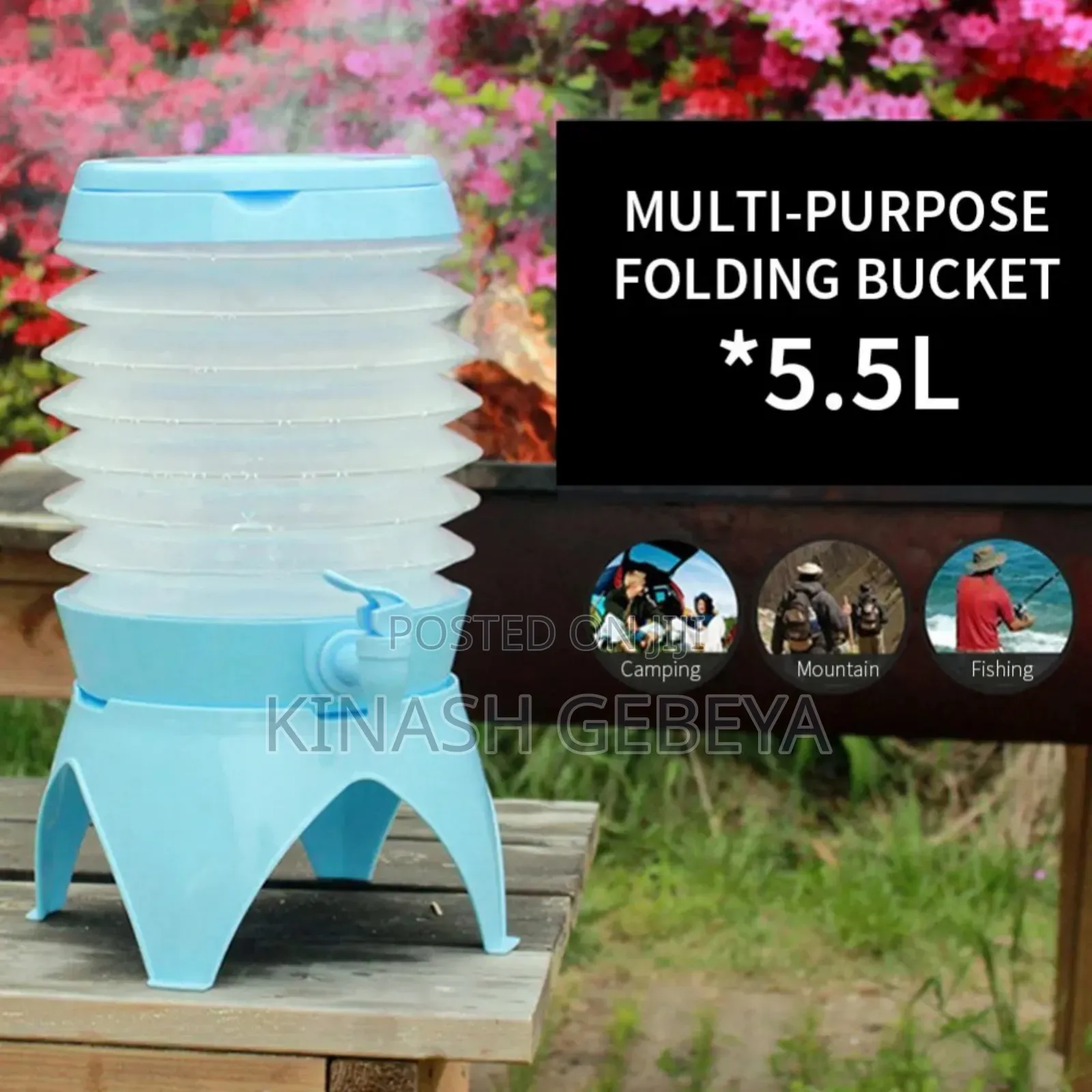 Foldable 5.5 Litre Water Jar