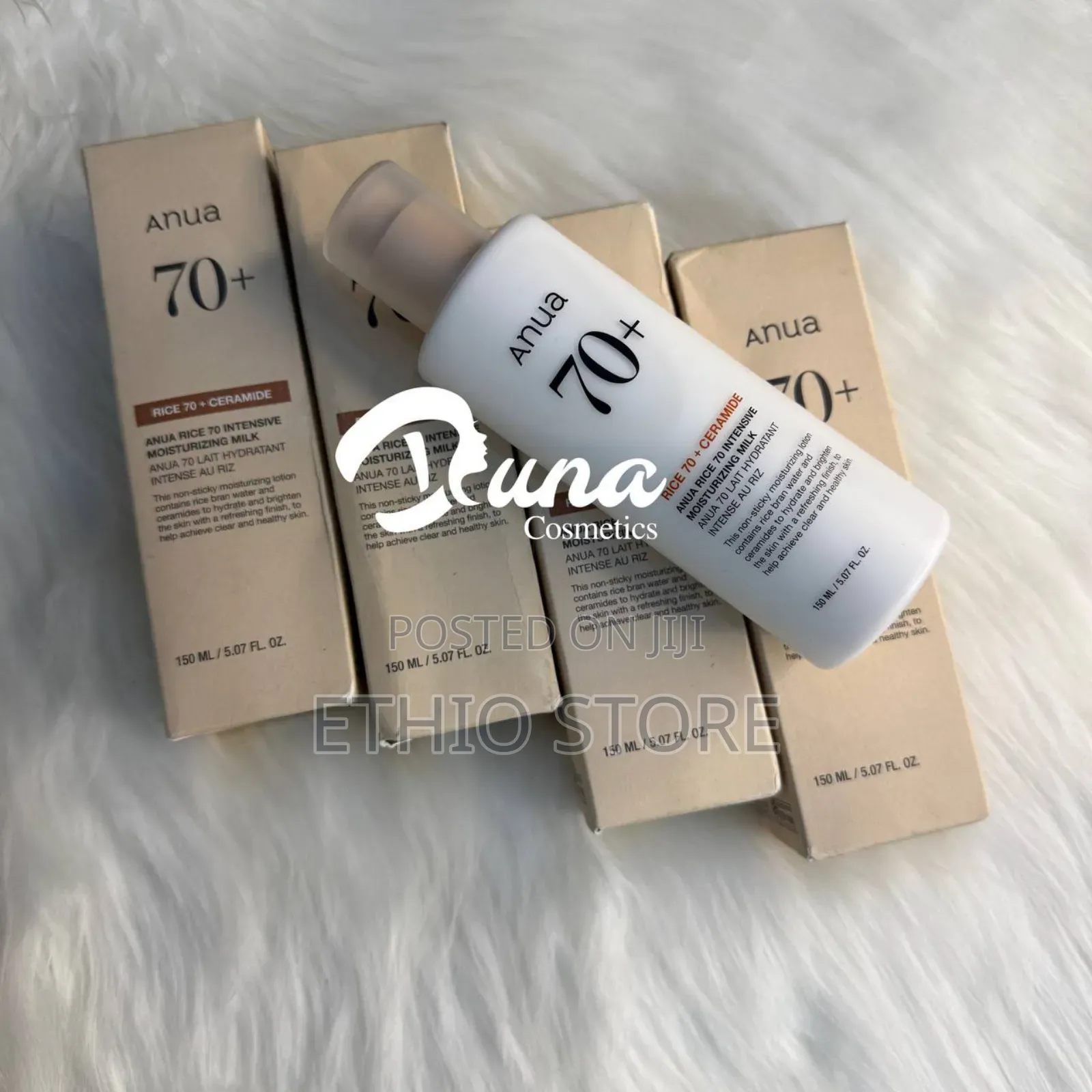 Anua Rice 70 Intensive Moisturizing Milk, Hydrating Face Lotion