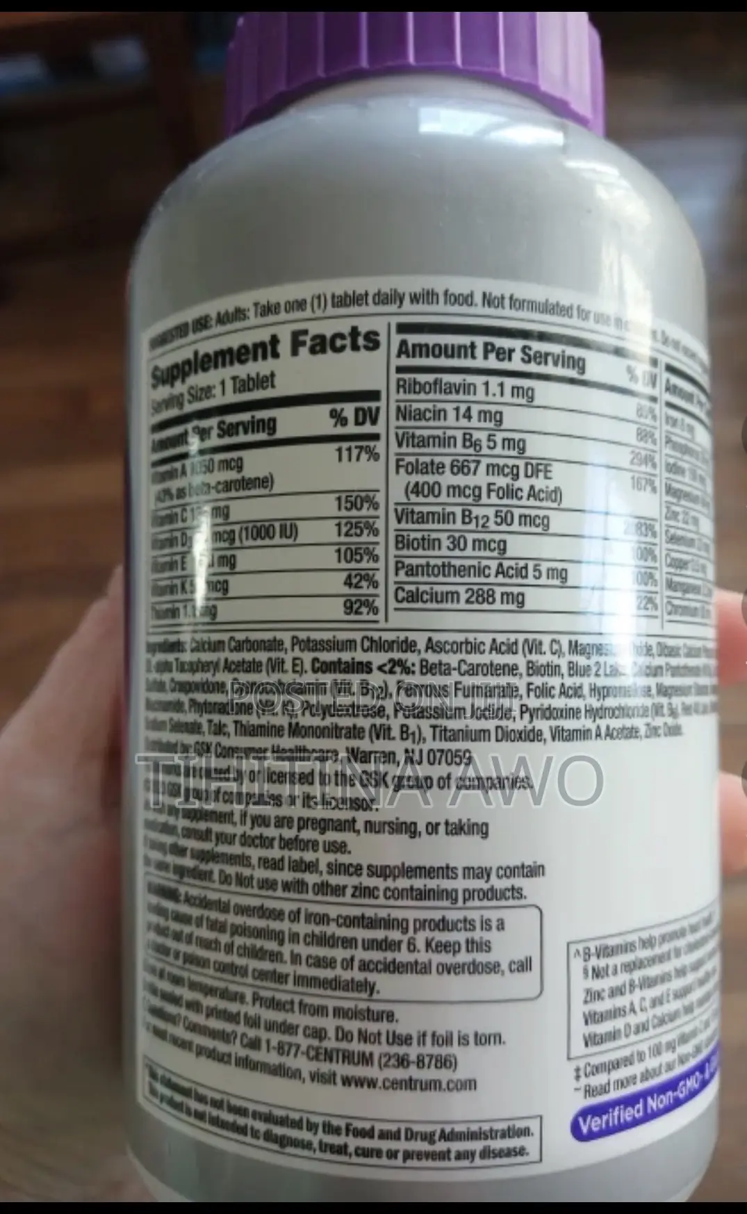 Centrum Multivitamin For Men 50+