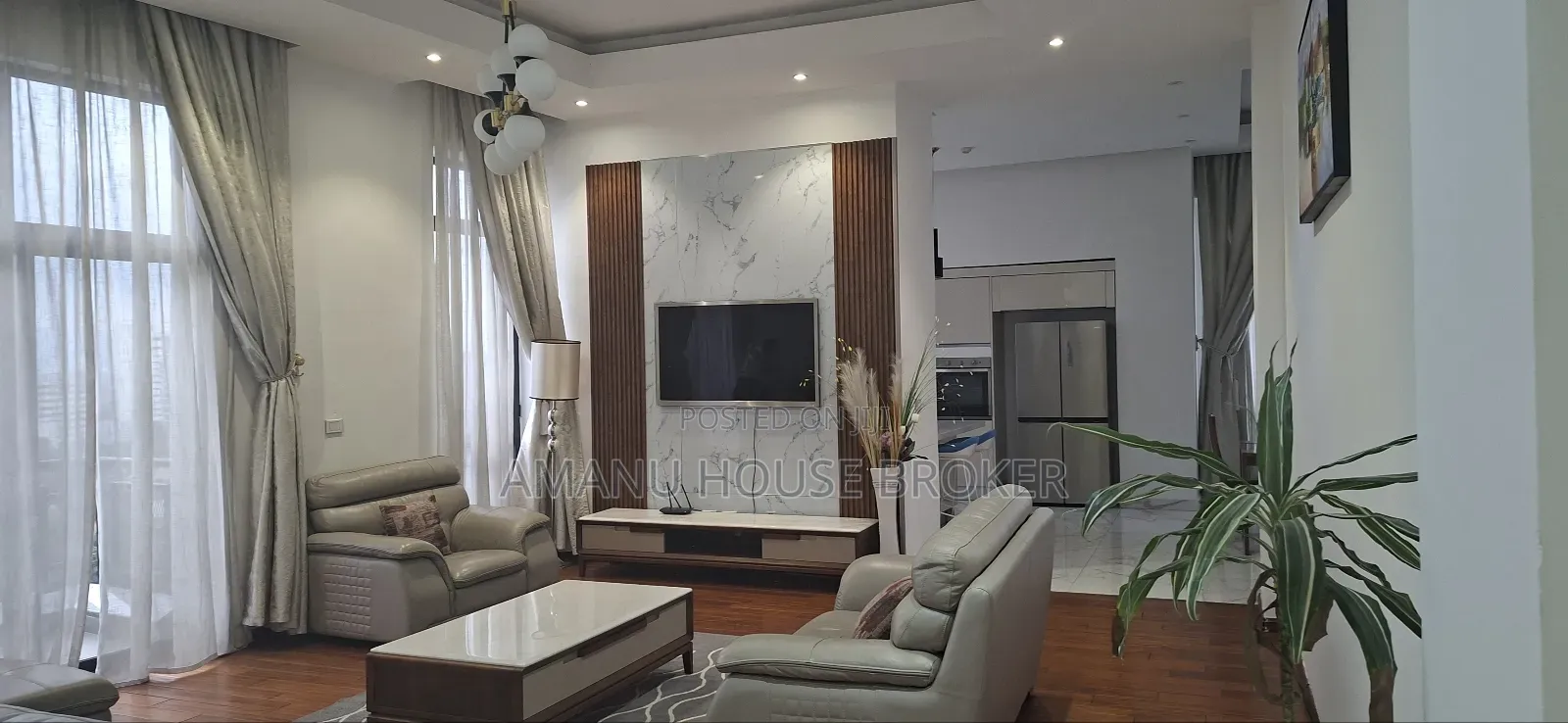 Furnished 3bdrm Apartment in Addis Abeba, Kirkos for rent
