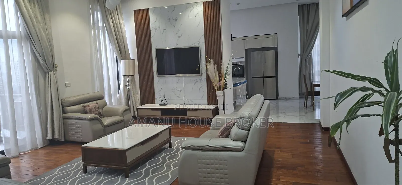 Furnished 3bdrm Apartment in Addis Abeba, Kirkos for rent