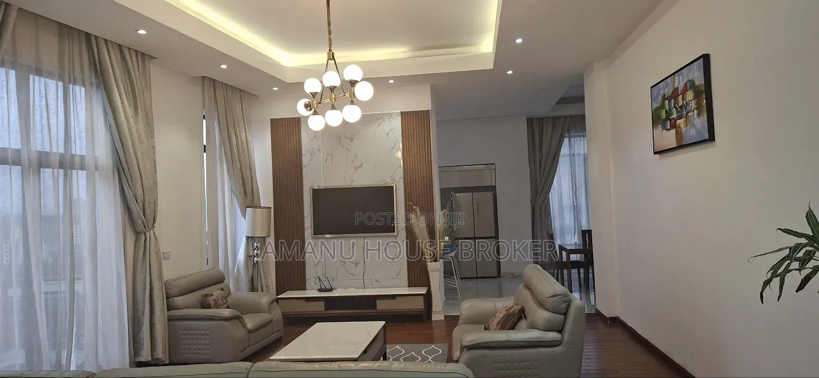 Furnished 3bdrm Apartment in Addis Abeba, Kirkos for rent