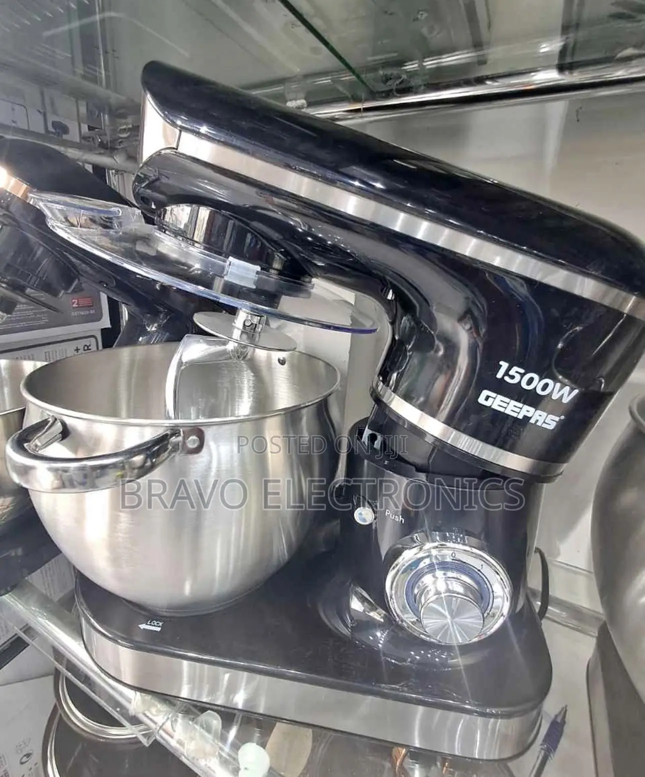  Geepas Stand Mixer – 8 Liter | 6 Speed Control | Powerful Mixing