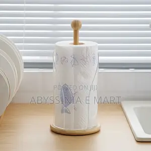 New Bamboo Kitchen Paper Holder