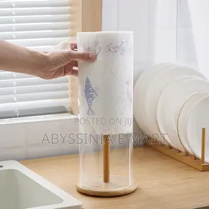 New Bamboo Kitchen Paper Holder