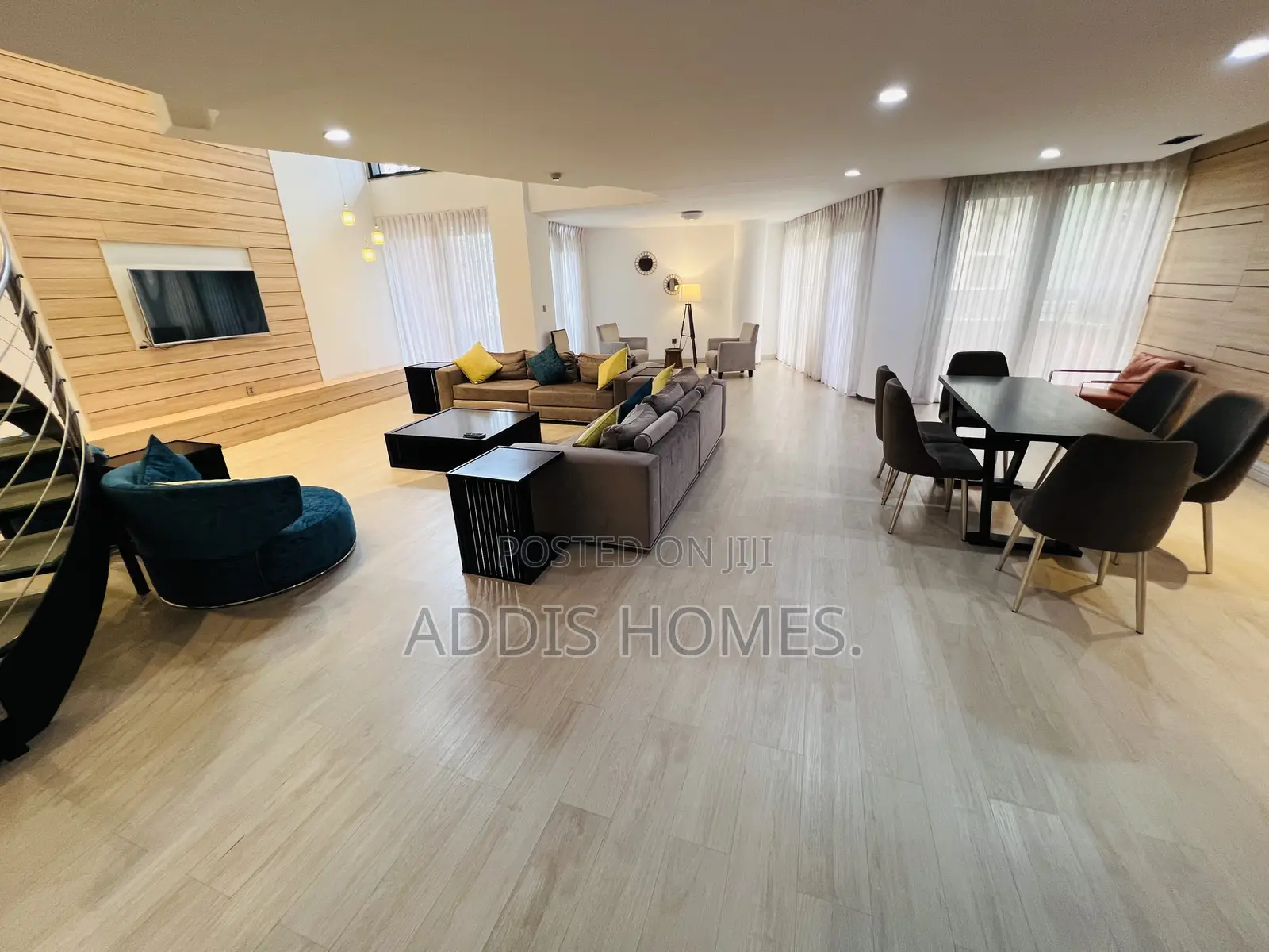 Furnished 3bdrm Duplex in Bole for rent