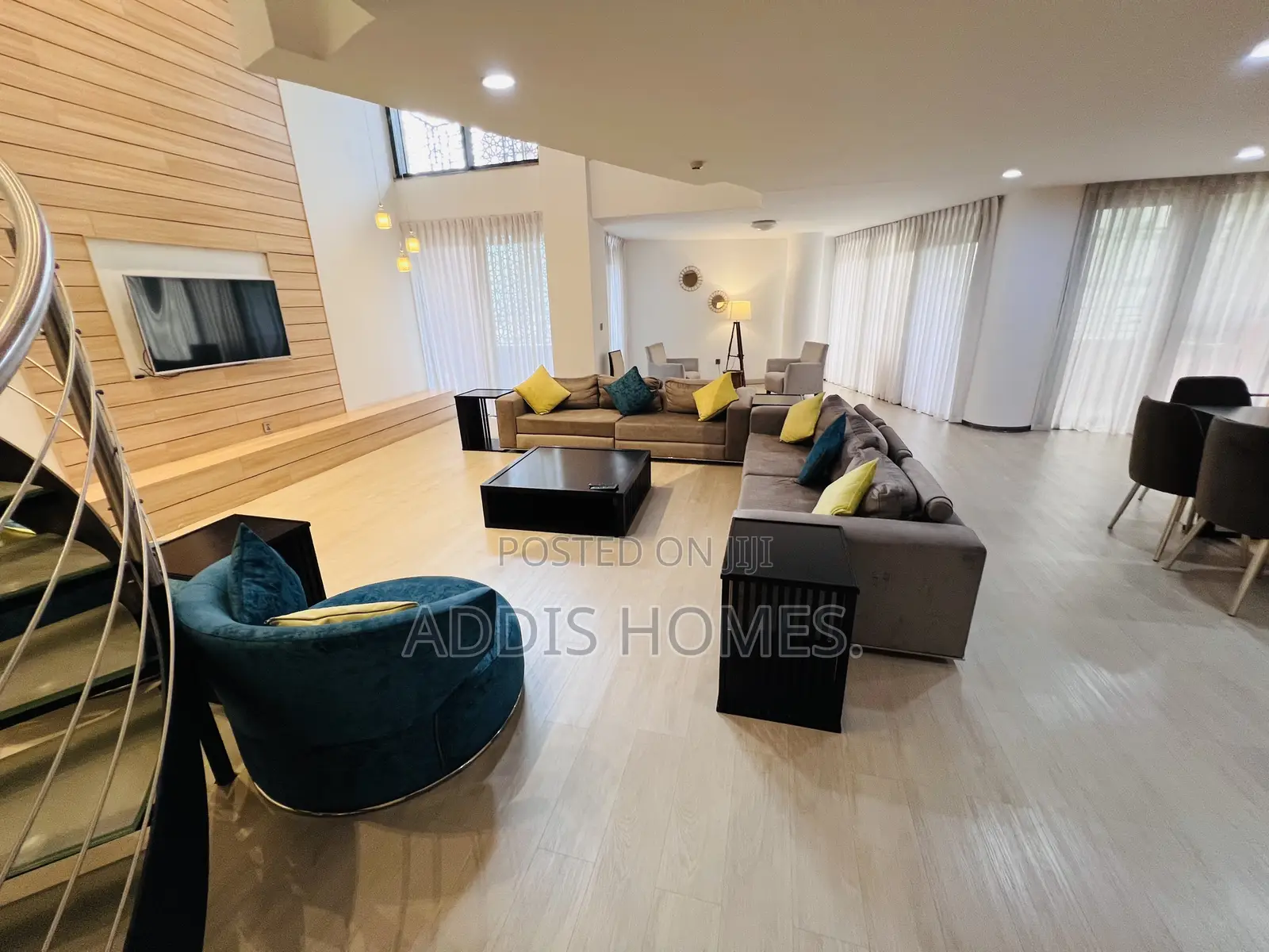 Furnished 3bdrm Duplex in Bole for rent