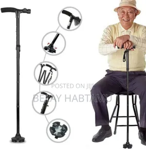 Telescopic Elderly Crutch
