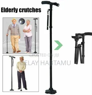 Telescopic Elderly Crutch