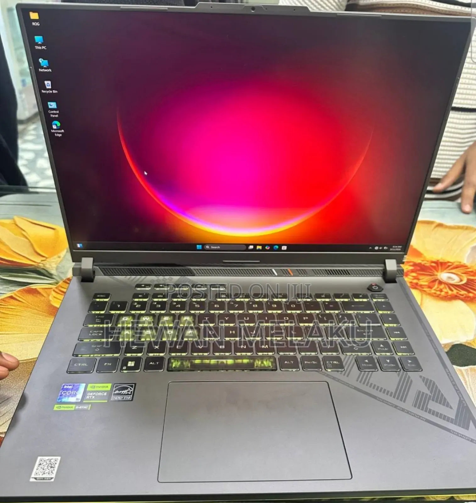 New Laptop Asus ROG Strix G16 G614 16GB Intel Core i9 SSD 1T