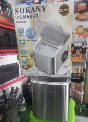 Sokany Ice Maker Portable Bullet Ice Making Machine በረዶ