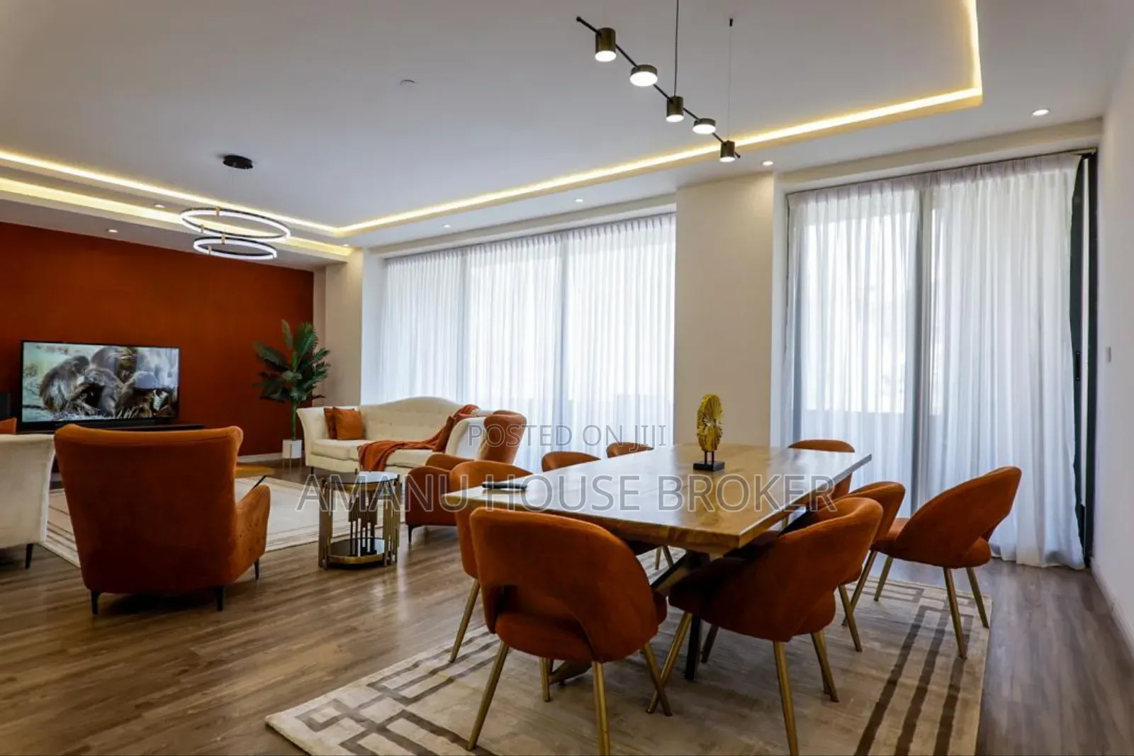 Furnished 3bdrm Apartment in Addos Abeba, Kirkos for rent