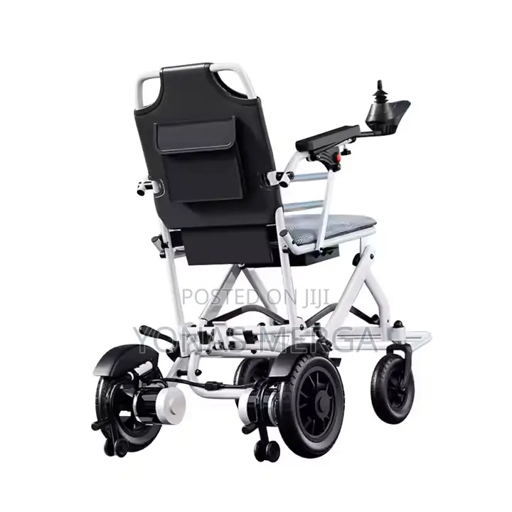 Folded Wheelchair Electric够盡hand, Safe and Reliable, the Joystick