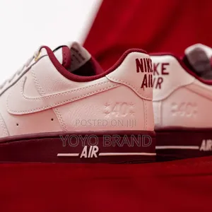 Nike Air Force 1 Low ’07se 40th Anniversary Edition White/Red Shoes