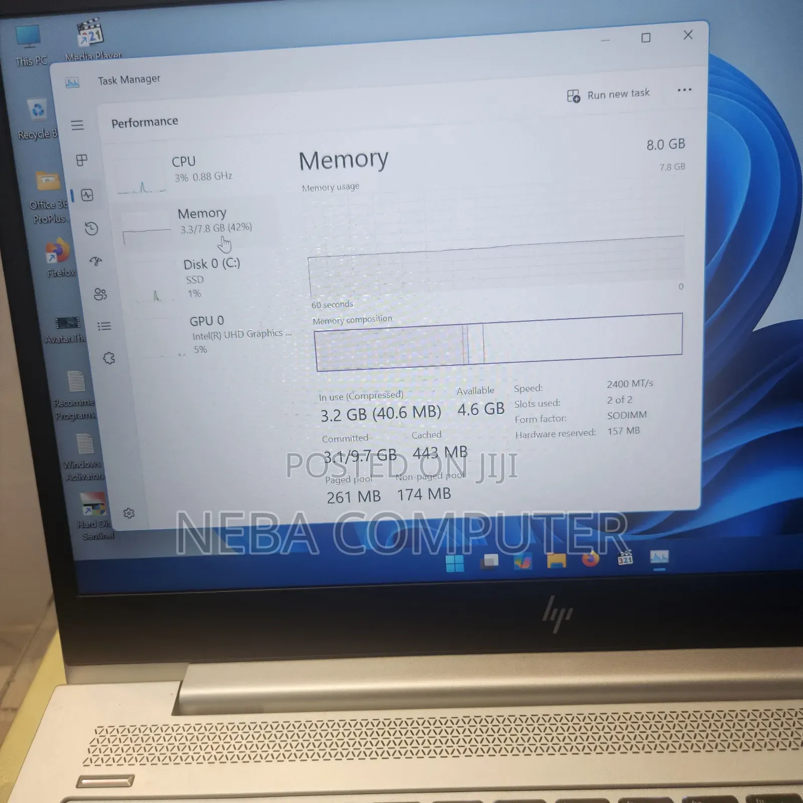 New Laptop HP EliteBook 830 8GB Intel Core i5 SSD 512GB