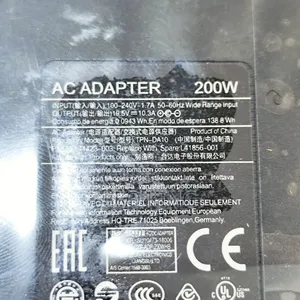 200 Watt Blue Pin Gaming Charger ** Brand New Out Put: 19.5 v -10a